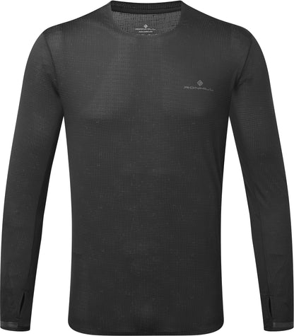 Ronhill Tech Reflect Lux Long Sleeve Mens Running Top - Black