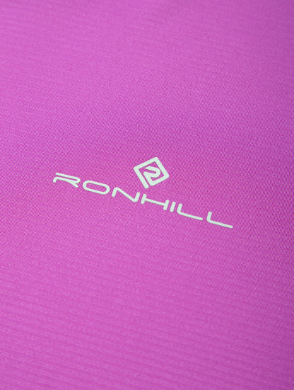 Ronhill Tech Short Sleeve Womens Running Top - Pink