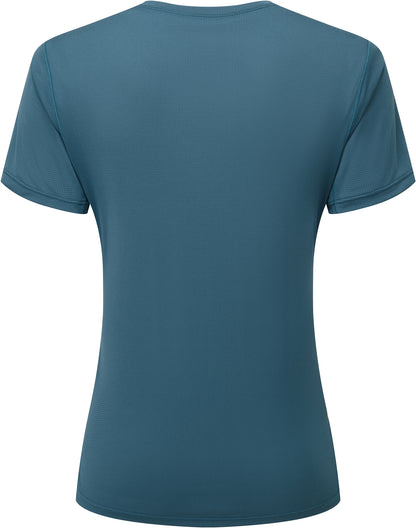 Ronhill Tech Short Sleeve Womens Running Top - Blue