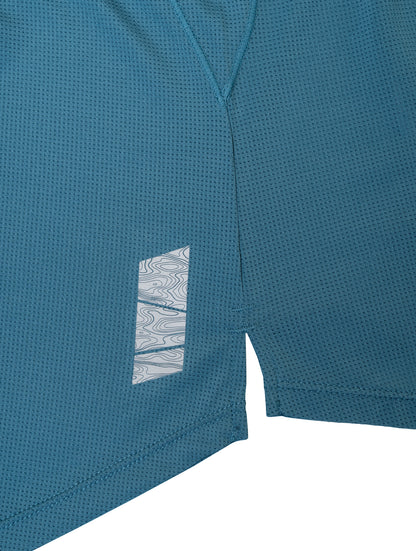 Ronhill Tech Short Sleeve Womens Running Top - Blue