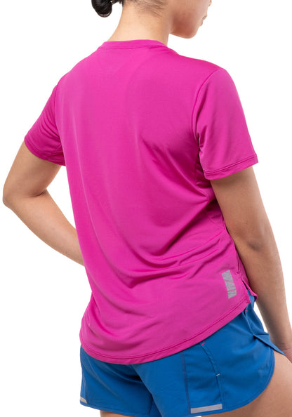 Ronhill Tech Short Sleeve Womens Running Top - Pink