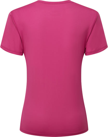 Ronhill Tech Short Sleeve Womens Running Top - Pink