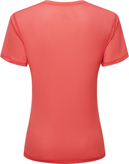 Ronhill Tech Short Sleeve Womens Running Top - Pink