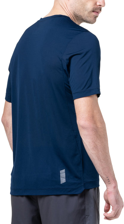 Ronhill Tech Short Sleeve Mens Running Top - Blue