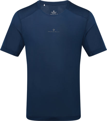 Ronhill Tech Short Sleeve Mens Running Top - Blue