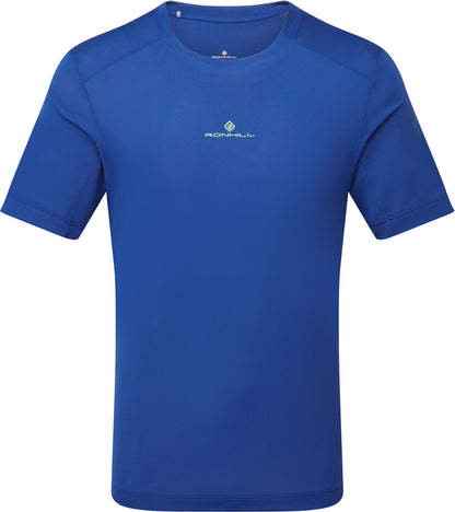 Ronhill Tech Short Sleeve Mens Running Top - Blue