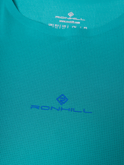 Ronhill Tech Short Sleeve Mens Running Top - Green