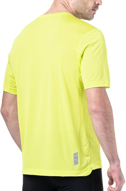 Ronhill Tech Short Sleeve Mens Running Top - Yellow