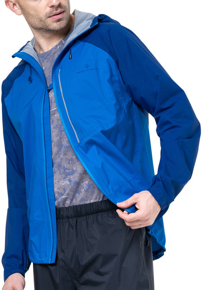 Ronhill Tech Storm Mens Running Jacket - Blue