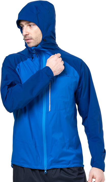 Ronhill Tech Storm Mens Running Jacket - Blue