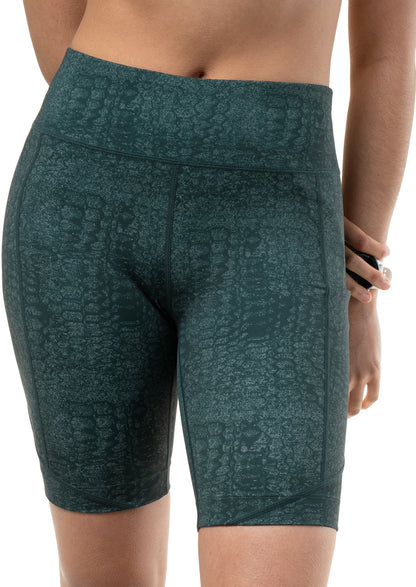 Ronhill Tech Stretch Womens Short Running Tights - Green