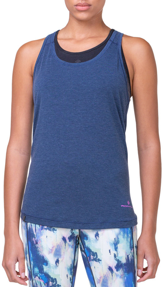 Ronhill Tech Tencel Womens Running Vest Tank Top - Blue