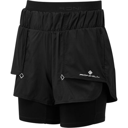 Ronhill Tech Twin Shorts  Front - Front View