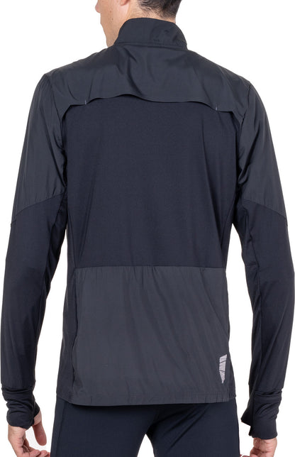 Ronhill Tech Wind-Block Half Zip Long Sleeve Mens Running Top - Black