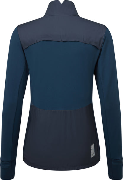 Ronhill Tech Wind-Block Half Zip Long Sleeve Womens Running Top - Blue