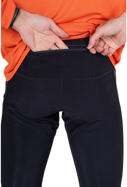 Ronhill Tech Wind-Block Mens Long Running Tights - Black