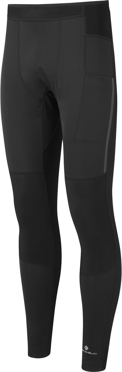 Ronhill Tech Wind-Block Mens Long Running Tights - Black