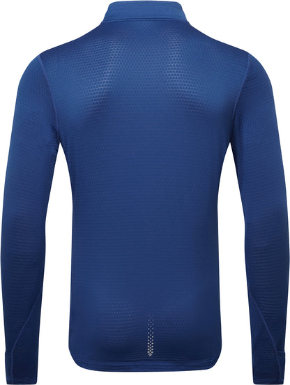Ronhill Tech Winter Half Zip Long Sleeve Mens Running Top - Blue