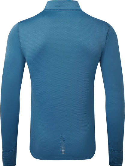Ronhill Tech Winter Half Zip Long Sleeve Mens Running Top - Blue