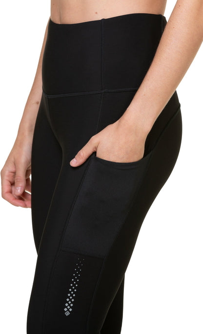 Ronhill Tech Winter Womens Long Running Tights - Black