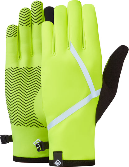 Ronhill Wind-Block Running Gloves - Yellow