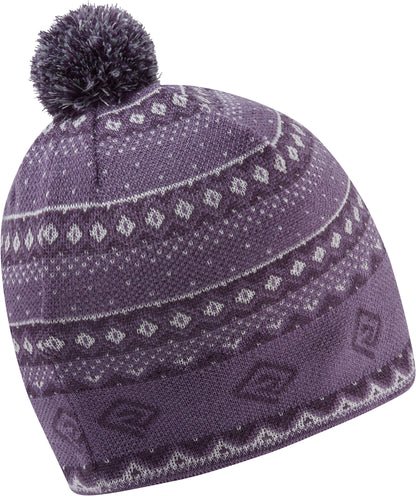 Ronhill Winter Bobble Running Beanie - Purple