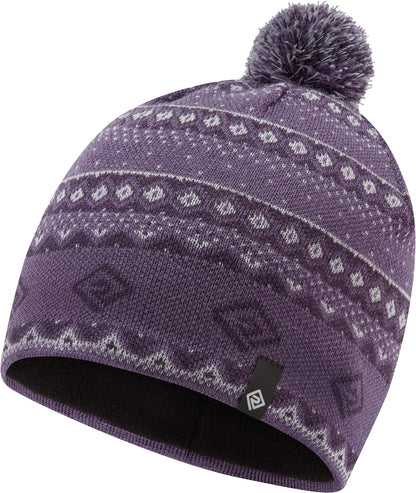 Ronhill Winter Bobble Running Beanie - Purple