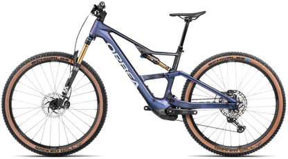 Orbea Rise SL M10 420W Carbon Electric Mountain Bike 2025 - Tanzanite Carbon View