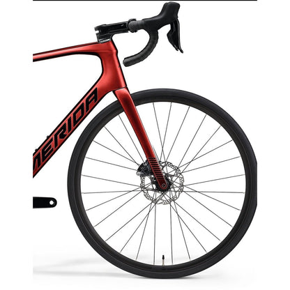 Merida Scultura Endurance 6000 Di2 Carbon Road Bike 2024 - Burgundy & Black