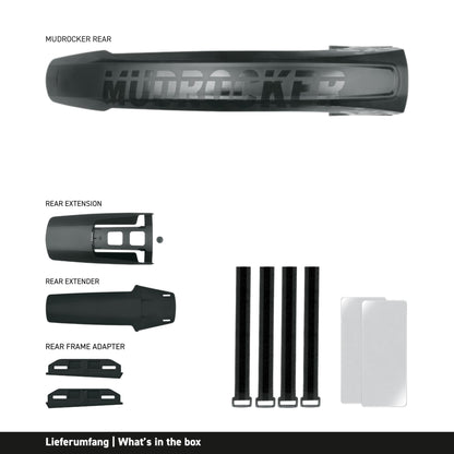 SKS Mudrocker Rear Mudguard - Black