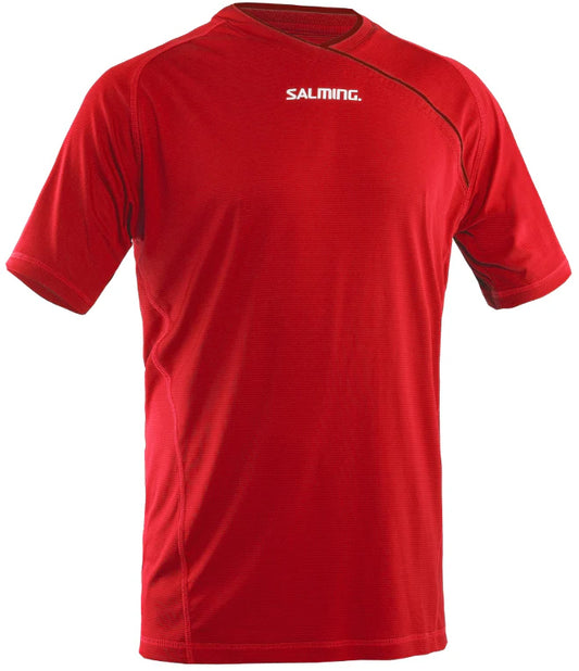 Salming Reza Short Sleeve Mens Training Top - Red