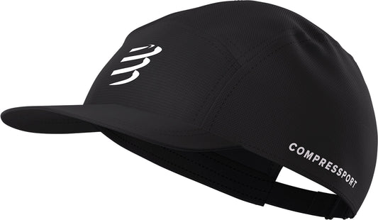 Compressport 5 Panel Running Cap - Black