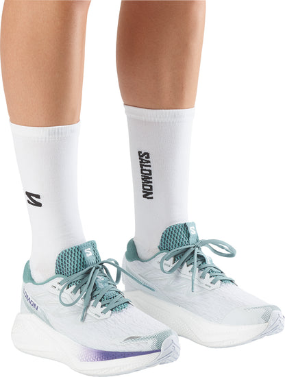 Salomon Aero Glide 4 Womens Running Shoes - White