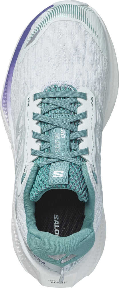 Salomon Aero Glide 4 Womens Running Shoes - White