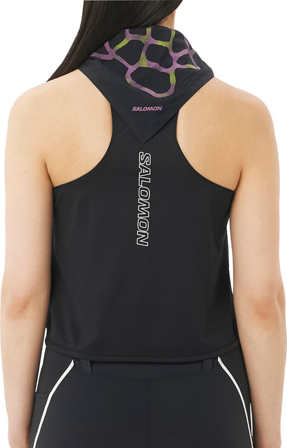 Salomon Sense Aero Womens Running Vest Tank Top - Black
