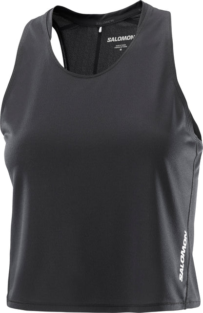 Salomon Sense Aero Womens Running Vest Tank Top - Black