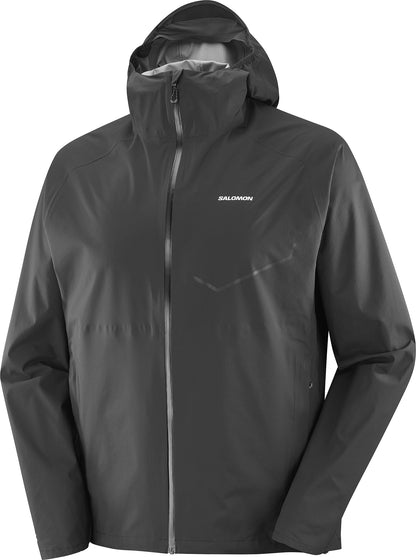 Salomon Bonatti Waterproof Mens Running Jacket - Black