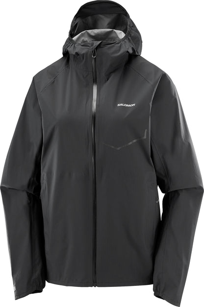 Salomon Bonatti Waterproof Womens Running Jacket - Black