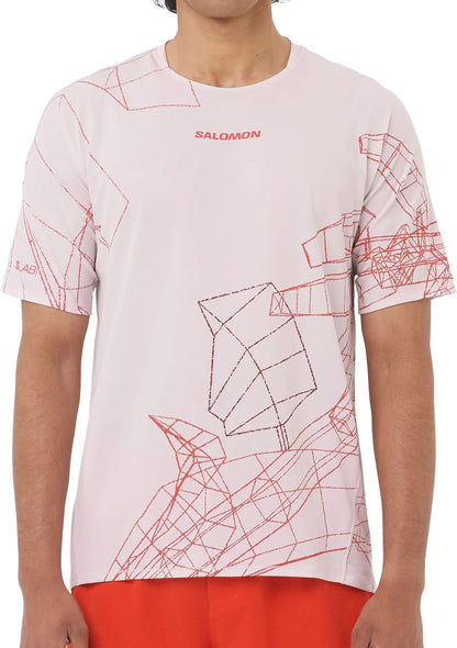 Salomon S/LAB Speed Short Sleeve Mens Running Top - Purple