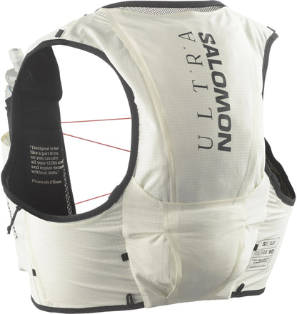Salomon S/LAB Ultra 10 Set Running Backpack - White