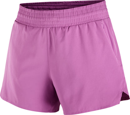Salomon SHAKEout Core 2 In 1 Womens Running Shorts - Pink