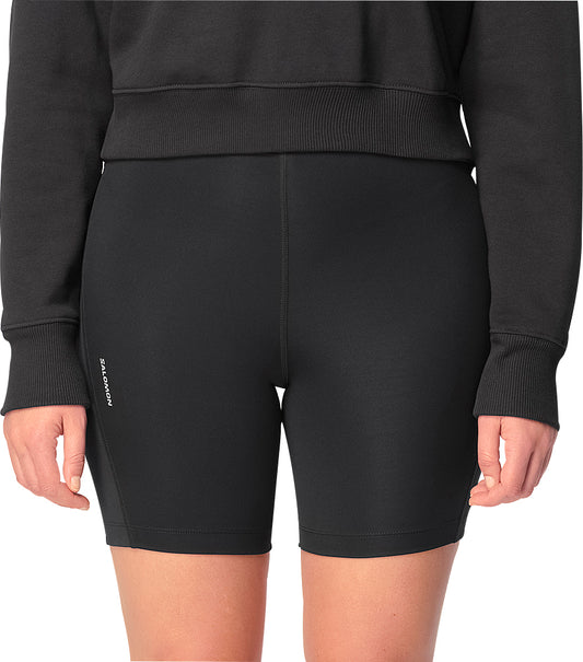 Salomon SHAKEout Core 6 Inch Womens Short Running Tights - Black