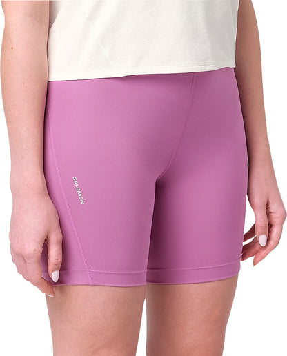Salomon SHAKEout Core 6 Inch Womens Short Running Tights - Purple