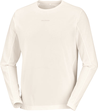 Salomon SHAKEout Core Graphic Long Sleeve Mens Running Top - White