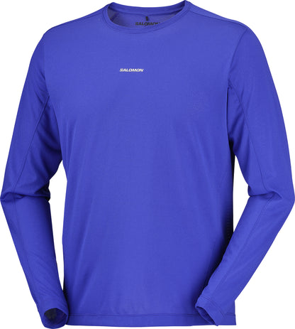 Salomon SHAKEout Core Long Sleeve Mens Running Top - Blue