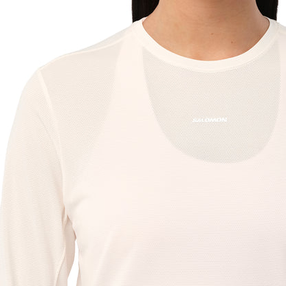 Salomon SHAKEout Core Long Sleeve Womens Running Top - White