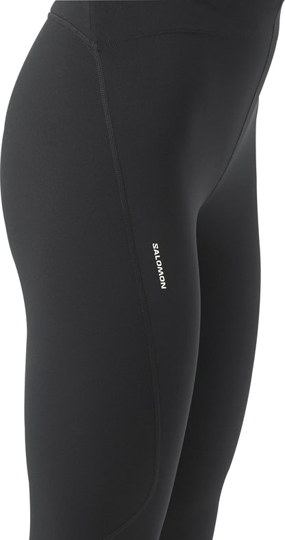 Salomon SHAKEout Core Womens Long Running Tights - Black