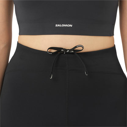 Salomon SHAKEout Core Womens Long Running Tights - Black