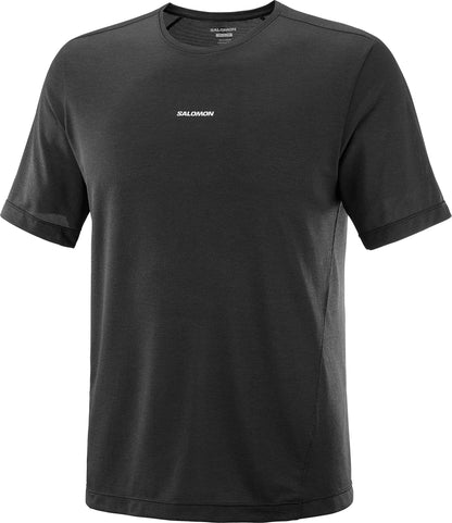 Salomon SHAKEout Core Short Sleeve Mens Running Top - Black