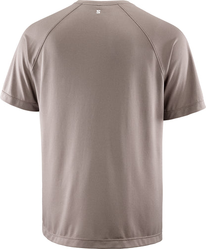 Salomon SHAKEout Core Short Sleeve Mens Running Top - Brown